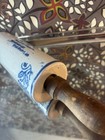 Antique Advertising Stoneware Rolling Pin Denhard Co   Housefurniahers