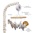 Lambs   Ivy Jungle Adventure Elephant lion Musical Baby Crib Mobile Soother Toy