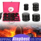 20pcs Hot Stone Massage Kit Volcanic Basalt Stone Rock Spa Massager   Warmer Box