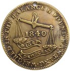 1840  Martin Van Buren Ht-a800b  r-3  Hard Times Token Whigs