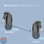 Wireless Guitar System  Charging Audio Transmitter And Receiver  100ft Range 