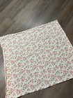 Baby Essentials Blanket Pink   White Floral Cottage Core Jersey Soft 36    Lovey
