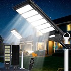 Led 10000w Commercial Solar Street Light Outdoor Dusk-to-dawn Parking Lot Light