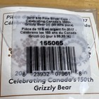 2017  10 Fine Silver  10 Coin - Celebrating Canada   s 150th  Grizzly Bear