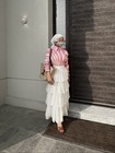Emilio Pucci Pink Swirl Geometric Print Cotton Point Collar Long Sleeve Shirt