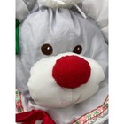 Vintage Fisher Price Christmas Mouse Puffalump Nylon