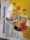 Learning Resources Classroom Clock Kit -25 Pieces  Ages 5  Clock For Kids  Learn
