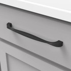 Twist 8-13 16 In   224 Mm  Black Iron Cabinet Pull  5-pack 