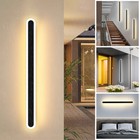 Waterproof Led Wall Light Sconce Outdoor Modern Lamp Exterior Lights Long Strip
