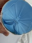 Superb Quality Cut Glass   Solid Silver Guilloche Enamel Powder Pot Birm 1938
