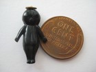 Vintage Celluloid Black Kewpie Doll Charm Cracker Jack Japan