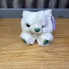 Vtg Puffkins St  Patrick s Day Plush Lot Of 3 Swibco Leprechaun Bears Name Tags