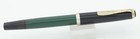 Reform Germany Green   Black W gold Trim Piston-filler Fountain Pen - Medium Nib