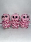 Ty Beanie Boos Lot Of 8 Colorful Owls Plush Ice Cube owen oscar owliver owlette