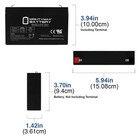 Mighty Max Ride On Replacement 6v 7ah Battery For Kids Ride On Power Car Wheels