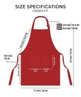 Utopia Kitchen 2 Pack Bib Apron  Adjustable With 2 Pockets  Water And Oil   