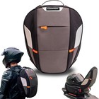 Kronox Motorcycle Tail Bag     25l Expandable Helmet Storage  Rear Seat Bag With B