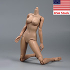 1 6 Female Suntan Middle Chest Super Flexible Body For 12  action Figure Doll