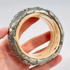Tibetan Bangle Repouss   Bracelet