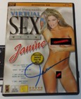 Janine Lindemulder Signed Dp s Virtual Sex With Janine Dvd Cover Bas Coa Auto d