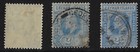 Cayman Isls Kevii 2    D Blue Shades X 3  Sg 27 sc 23  Mh used  Cv   12 50   a2325