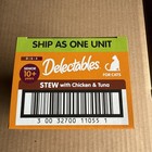 Hartz Delectables Stew Lickable  Adult   Senior Chicken   Tuna 12ct Exp 05 26
