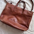Madewell The Zip-top Leather Transport Carryall Bag