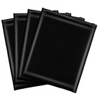 Frosted Zipper Bags For Clothes  9x12 Inch  Pack Of 100  Black Plastic Bags 