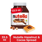 Nutella Hazelnut Spread With Cocoa For Breakfast  33 5 Oz Jar  2 Pack