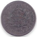 1804 Plain 4  No Stems U s  Draped Bust Half Cent