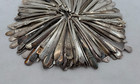 Lot Of 200 Assorted Silverplate Flatware Shorter  Salad Forks Handles - Lot 2