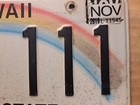License Plate  Hawaii  2003 Holograms  Rainbow  Passenger  Triple 1  Mnj 111