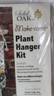 New Solid Oak Make-rame Macrame Double Plant Hanger Craft Kit 3  X 20 -g14