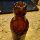 Amber Pony Style Chicago Blob Top Beer Bottle Consolidated Bottling Company