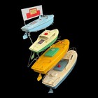 1960 s Sutcliffe Models Boat Shop Display Stand   4 Boats    Original   Rare   