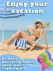 Large Beach Towel Clips  8 Pcs Beach Chair Clips With 2pcs Chip Clips For Cha   