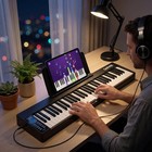 61 Key Folding Digital Piano Portable Electronic Keyboard Bluetooth For Beginner
