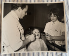 2  Vintage Office Dentist Photos Pediatric Dentistry Dental Chair Patient 8x10