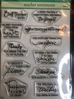 New Penny Black Rubber Stamp Set Teacher Sentiments  Clear Free Usa Ship