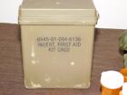 Vintage  1980s Us Army Medical  First Aid Kit Case Belt Mount