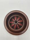 Authentic Models  am  Wooden Tabletop Roulette Wheel Game Set With Lid Cover