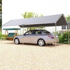 Outsunny 10 x20  Carport Heavy Duty Galvanized Car Canopy With Included Anchor