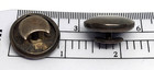 Victorian Antique Sterling Silver Repousse Button Stud Cufflinks Nice Patina