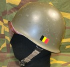 Belgian M1 Clone Helmet Shell W danish M1 Clone Liner Cold War Surplus 