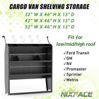 Van Shelving Storage For Ford Transit  Gm  Nv  Promaster  Sprinter Metris  hook