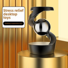 Gravity Defying Kinetic Desk Toy  Desktop Suspended Gyroscope Stress Relief Toys
