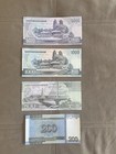 Korea 200-500-1000-5000 Won  Unc Banknotes 2005-2007