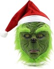 The Grinch Latex Mask Hat Full Head Adult Cosplay Costume With Furry Gloves