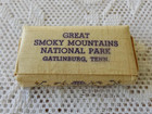 Vintage Great Smoky Mountains National Park Lux Toilet Soap Bar   Gatlinburg Tn
