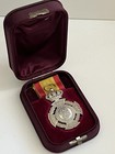 Rare Silver Medal Of Merit King Carlos Vii Spain 1874 - Carlist Period 